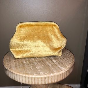 Anthropologie Mollie Velvet Clutch